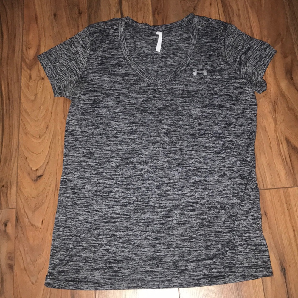 Gray Under Armor V neck